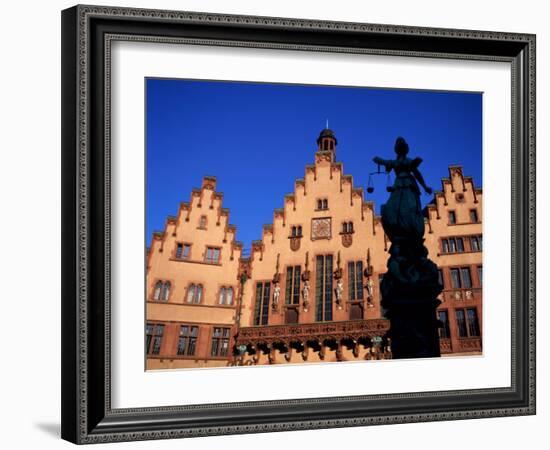 The Romer, Detail of Building Facades, Frankfurt, Hessen, Germany-Steve Vidler-Framed Photographic Print