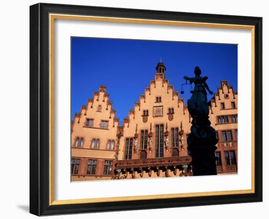 The Romer, Detail of Building Facades, Frankfurt, Hessen, Germany-Steve Vidler-Framed Photographic Print