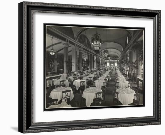 The Roof Garden Restaurant at the Hotel Pennsylvania, 1919-Byron Company-Framed Giclee Print