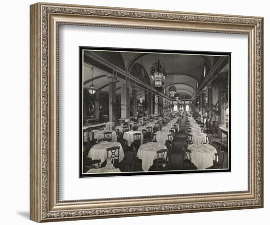 The Roof Garden Restaurant at the Hotel Pennsylvania, 1919-Byron Company-Framed Giclee Print