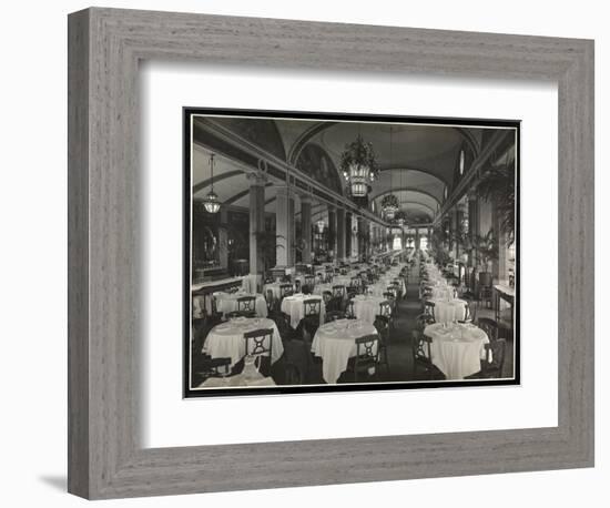 The Roof Garden Restaurant at the Hotel Pennsylvania, 1919-Byron Company-Framed Giclee Print