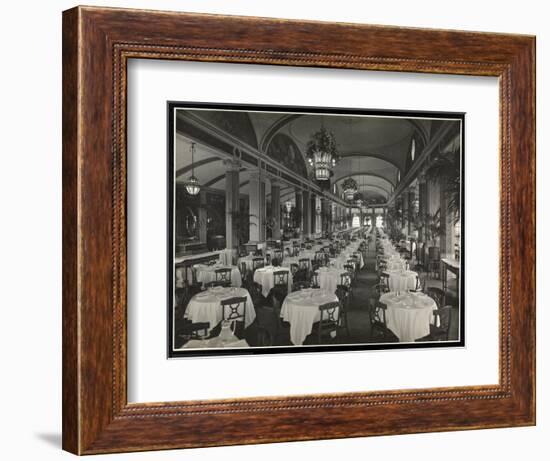 The Roof Garden Restaurant at the Hotel Pennsylvania, 1919-Byron Company-Framed Giclee Print