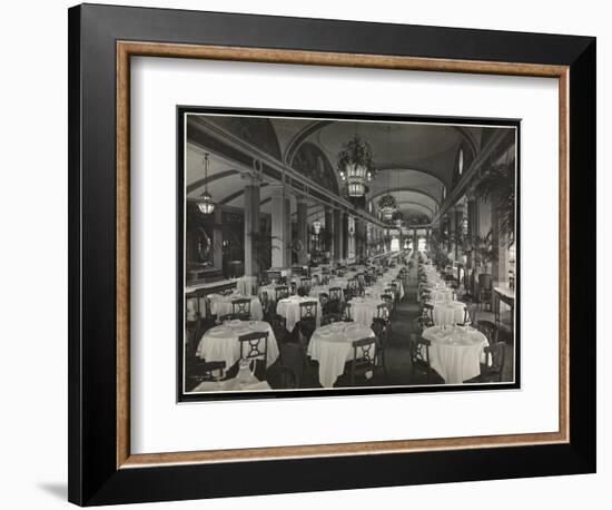 The Roof Garden Restaurant at the Hotel Pennsylvania, 1919-Byron Company-Framed Giclee Print