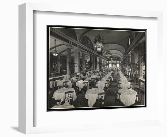 The Roof Garden Restaurant at the Hotel Pennsylvania, 1919-Byron Company-Framed Giclee Print