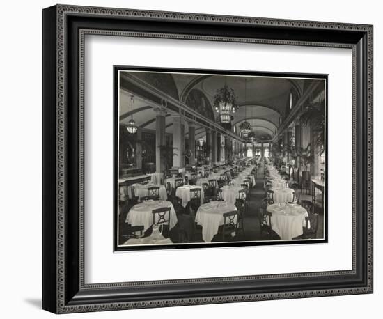 The Roof Garden Restaurant at the Hotel Pennsylvania, 1919-Byron Company-Framed Giclee Print