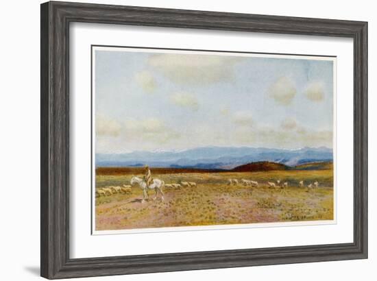 The Roof of Australia, Kosciusko from the Bobundara Road-Percy F.s. Spence-Framed Art Print