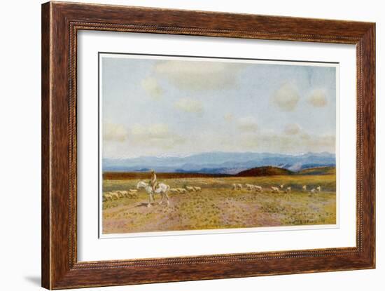 The Roof of Australia, Kosciusko from the Bobundara Road-Percy F.s. Spence-Framed Art Print