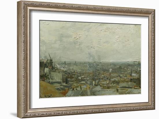 The Roofs of Paris, 1886-Vincent van Gogh-Framed Giclee Print