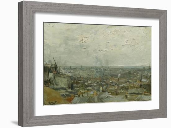 The Roofs of Paris, 1886-Vincent van Gogh-Framed Giclee Print