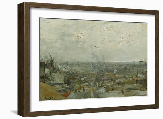 The Roofs of Paris, 1886-Vincent van Gogh-Framed Giclee Print