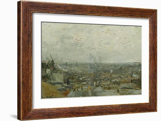 The Roofs of Paris, 1886-Vincent van Gogh-Framed Giclee Print
