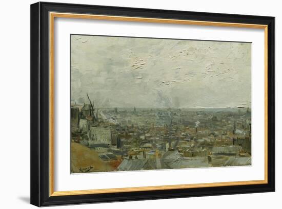 The Roofs of Paris, 1886-Vincent van Gogh-Framed Giclee Print