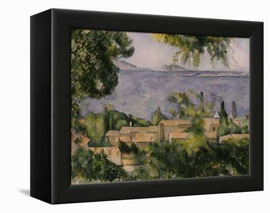 The Rooftops of l'Estaque, 1883-85-Paul Cézanne-Framed Premier Image Canvas