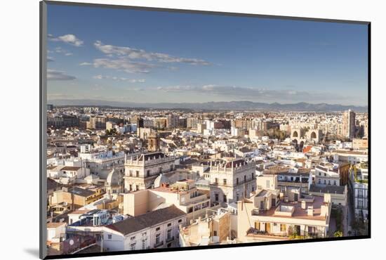 The Rooftops of Valencia in Spain, Europe-Julian Elliott-Mounted Photographic Print