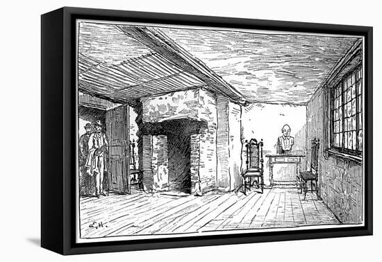 The Room in Which Shakespeare Was Born, Stratford-Upon-Avon, Warwickshire, 1885-Edward Hull-Framed Premier Image Canvas