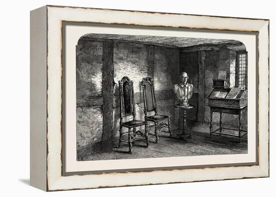 The Room Where Shakespeare Was Born, UK, 19th Century-null-Framed Premier Image Canvas