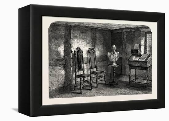 The Room Where Shakespeare Was Born, UK, 19th Century-null-Framed Premier Image Canvas