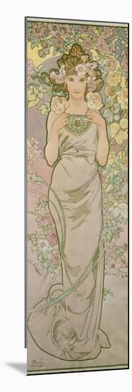 The Rose, 1898-Alphonse Mucha-Mounted Giclee Print