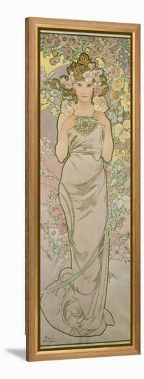 The Rose, 1898-Alphonse Mucha-Framed Premier Image Canvas