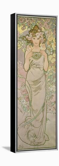 The Rose, 1898-Alphonse Mucha-Framed Premier Image Canvas