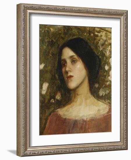 The Rose Bower-John William Waterhouse-Framed Giclee Print