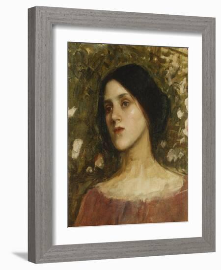 The Rose Bower-John William Waterhouse-Framed Giclee Print