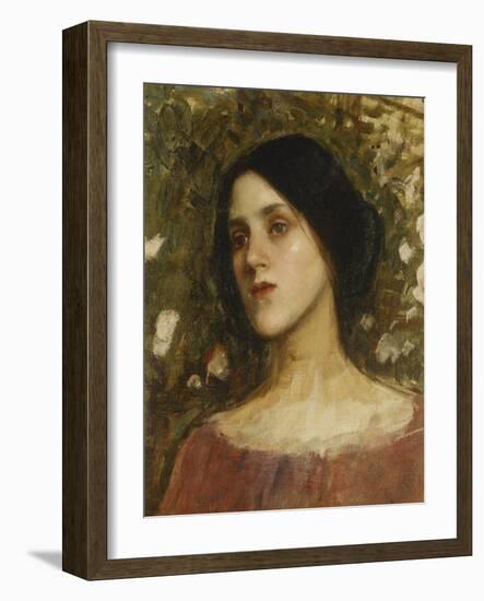 The Rose Bower-John William Waterhouse-Framed Giclee Print