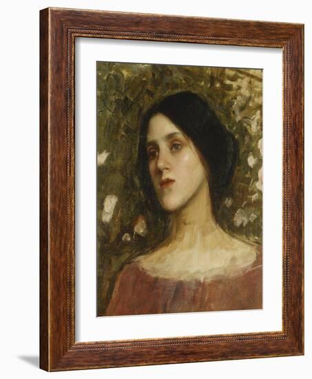 The Rose Bower-John William Waterhouse-Framed Giclee Print