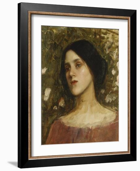 The Rose Bower-John William Waterhouse-Framed Giclee Print