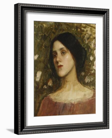 The Rose Bower-John William Waterhouse-Framed Giclee Print