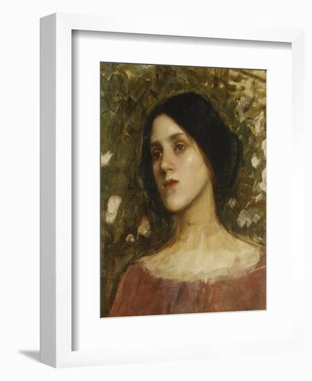 The Rose Bower-John William Waterhouse-Framed Giclee Print