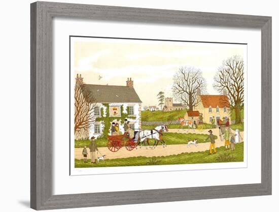 The Rose & Crown-Vincent Haddelsey-Framed Limited Edition