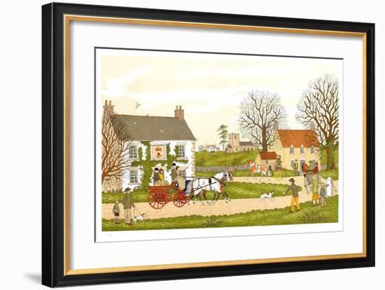 The Rose & Crown-Vincent Haddelsey-Framed Limited Edition