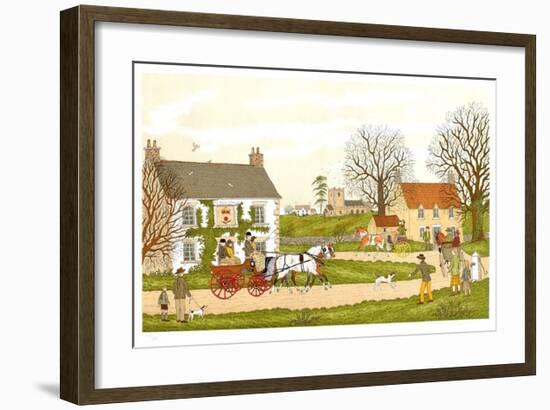 The Rose & Crown-Vincent Haddelsey-Framed Limited Edition