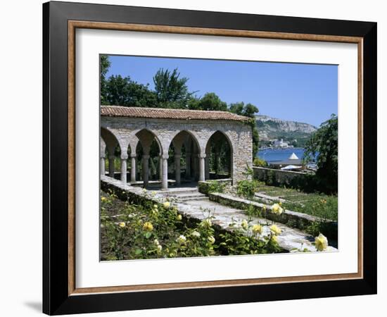 The Rose Garden and Folly, the Palace of Queen Marie, Balchik, Black Sea Coast, Bulgaria, Europe-Stuart Black-Framed Photographic Print