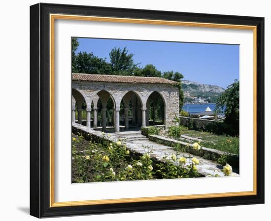 The Rose Garden and Folly, the Palace of Queen Marie, Balchik, Black Sea Coast, Bulgaria, Europe-Stuart Black-Framed Photographic Print