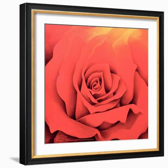 The Rose in the Festival of Light, 2000-Myung-Bo Sim-Framed Giclee Print