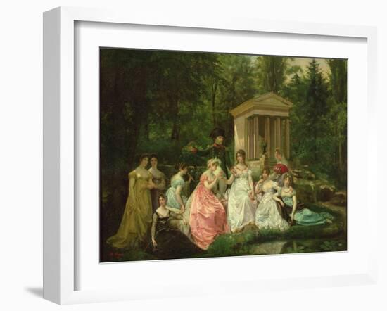 The Rose of Malmaison, circa 1867-Jean Louis Victor Viger du Vigneau-Framed Giclee Print