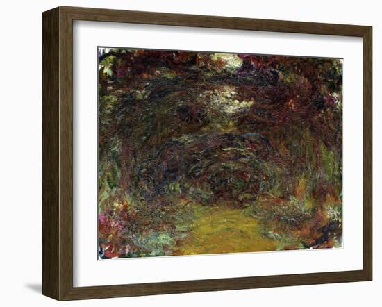 The Rose Path, 1920-22-Claude Monet-Framed Giclee Print