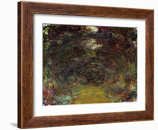 The Rose Path, 1920-22-Claude Monet-Framed Giclee Print