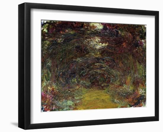 The Rose Path, 1920-22-Claude Monet-Framed Giclee Print