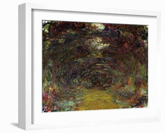 The Rose Path, 1920-22-Claude Monet-Framed Giclee Print