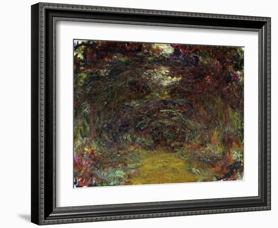 The Rose Path, 1920-22-Claude Monet-Framed Giclee Print