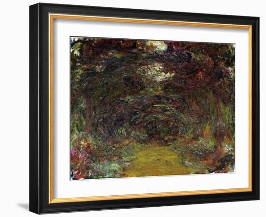 The Rose Path, 1920-22-Claude Monet-Framed Giclee Print