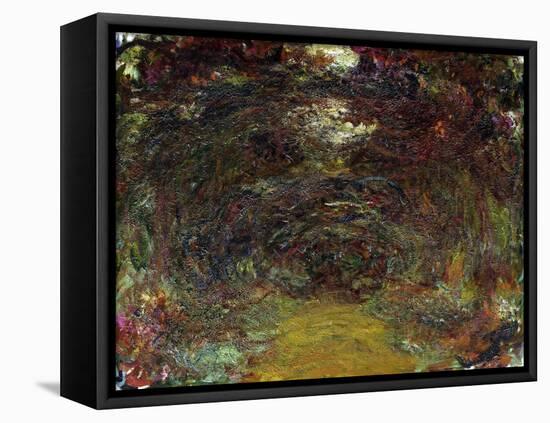 The Rose Path, 1920-22-Claude Monet-Framed Premier Image Canvas