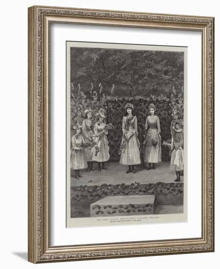 The Rose Queen Whiteland's College, Chelsea-Arthur Hopkins-Framed Giclee Print