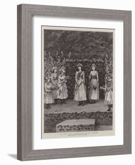 The Rose Queen Whiteland's College, Chelsea-Arthur Hopkins-Framed Giclee Print