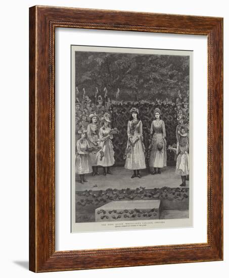 The Rose Queen Whiteland's College, Chelsea-Arthur Hopkins-Framed Giclee Print