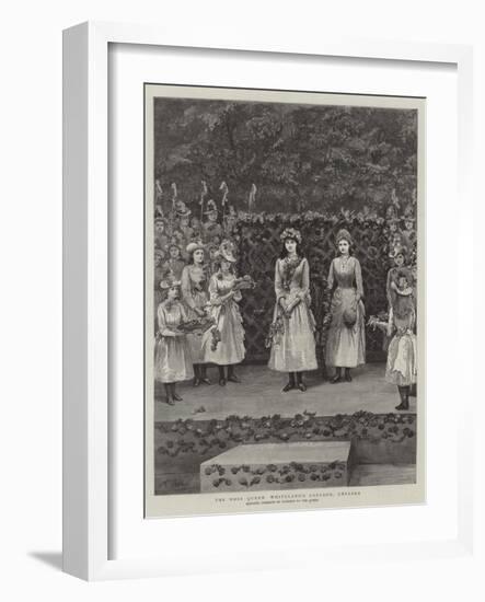 The Rose Queen Whiteland's College, Chelsea-Arthur Hopkins-Framed Giclee Print