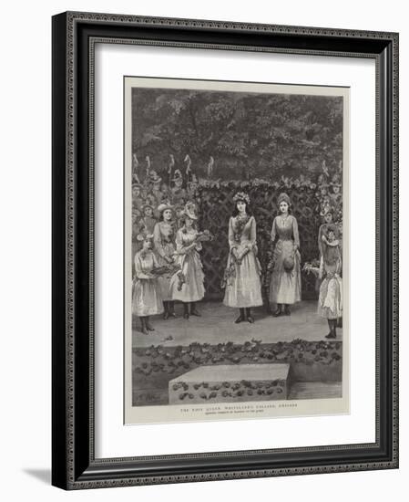 The Rose Queen Whiteland's College, Chelsea-Arthur Hopkins-Framed Giclee Print